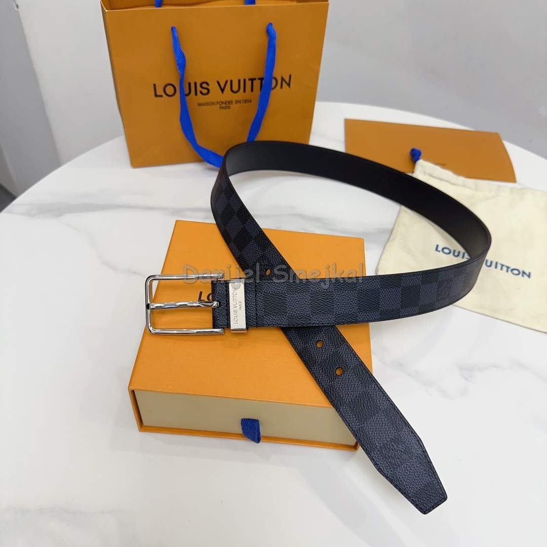 Belt3515 Louis Vuitton LV City Pin Belt 35mm