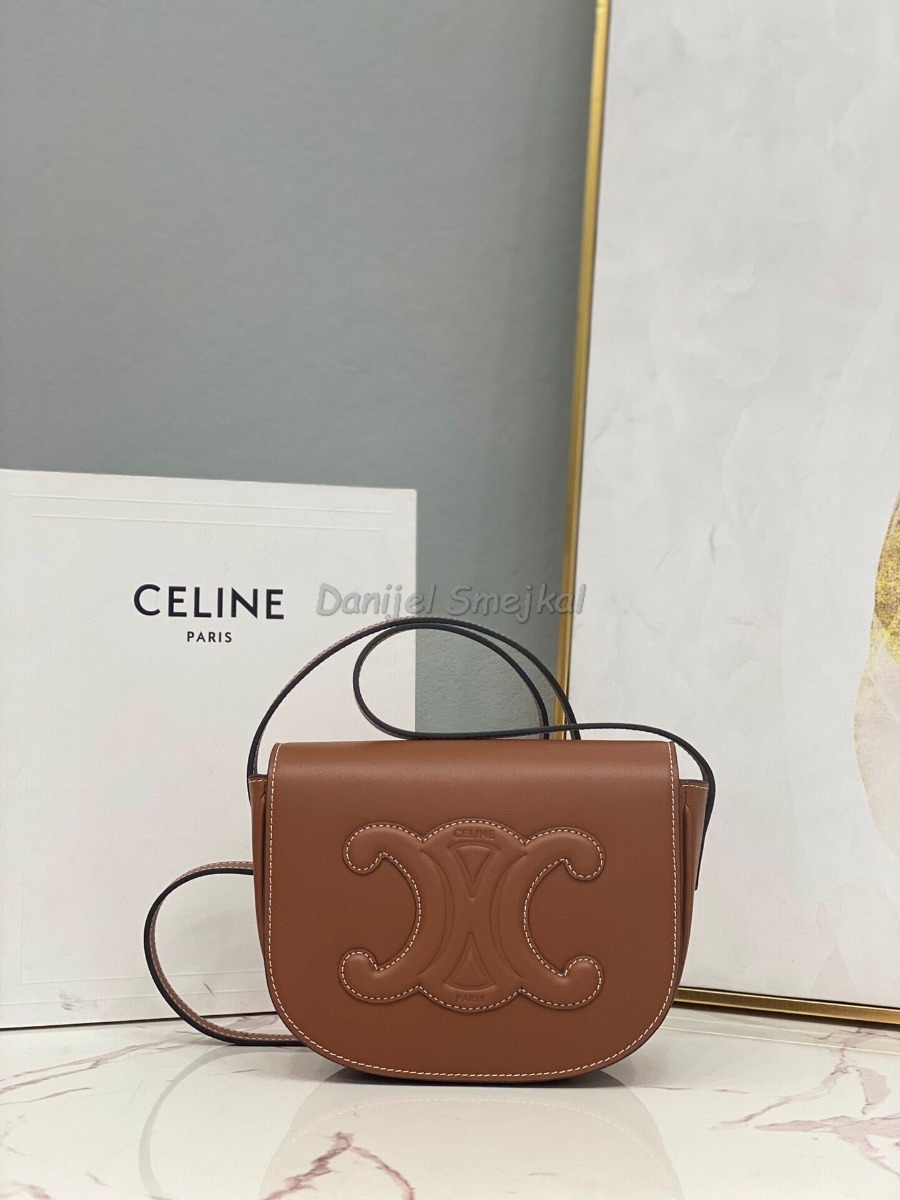 Celine Folco Cuir Triomphe 17cm