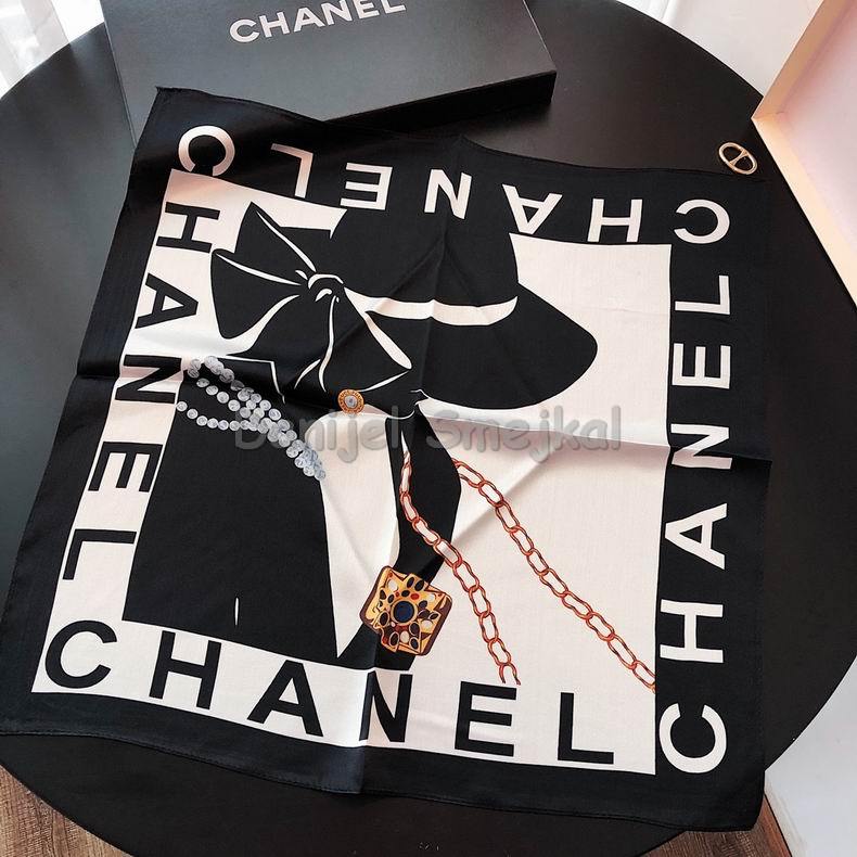 Chanel Silk Scarf 