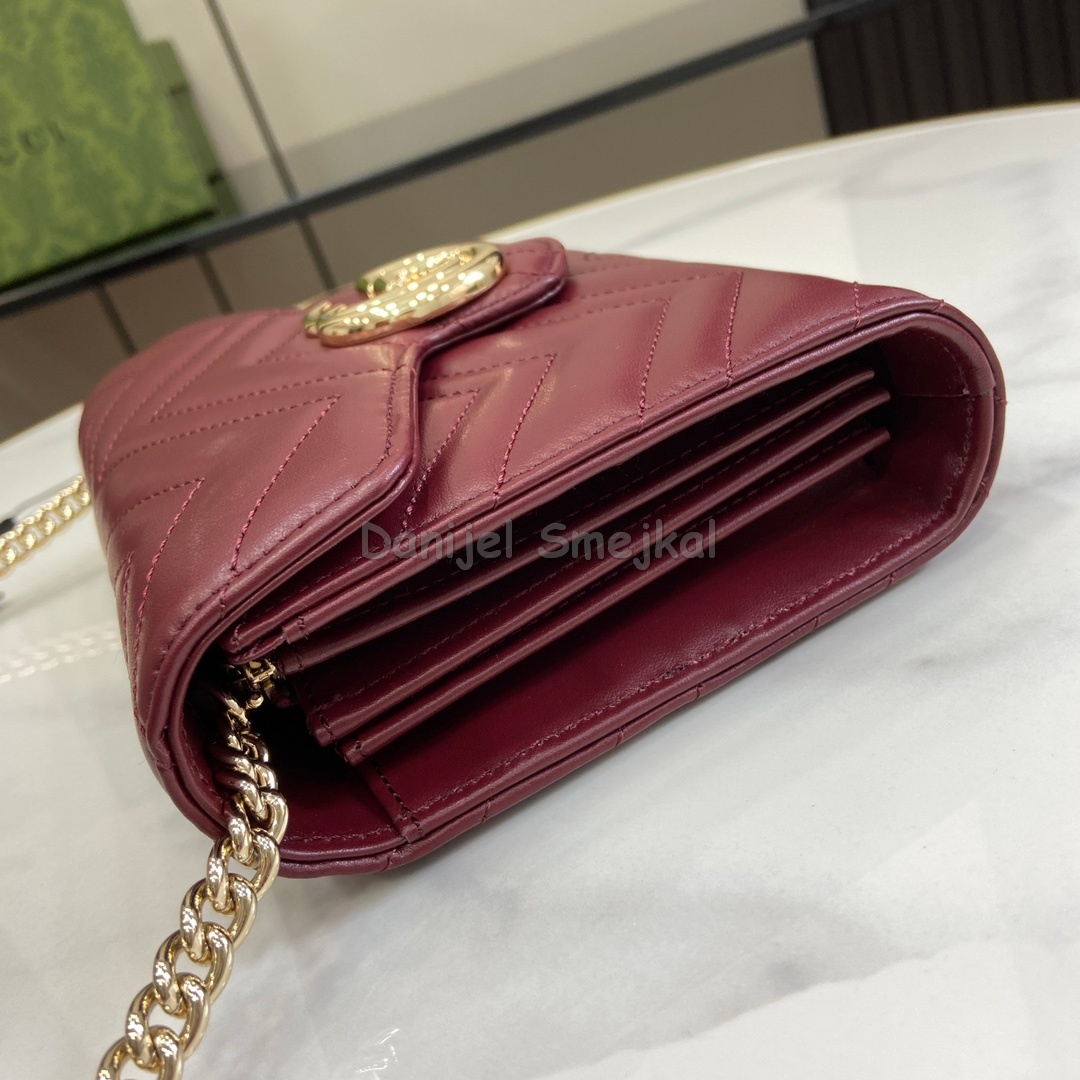 Gucci 474575 GG Marmont Mini Mag 20cm