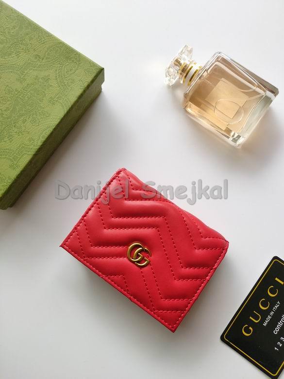 Gucci Card Case Wallet GG Marmont 466492 11cm