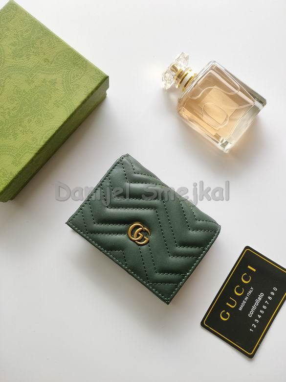 Gucci Card Case Wallet GG Marmont 466492 11cm