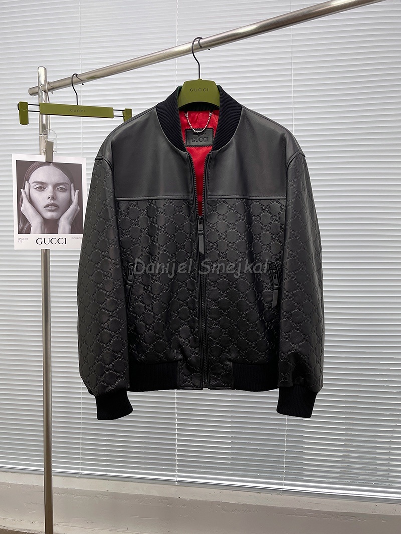 Gucci Lederjacke