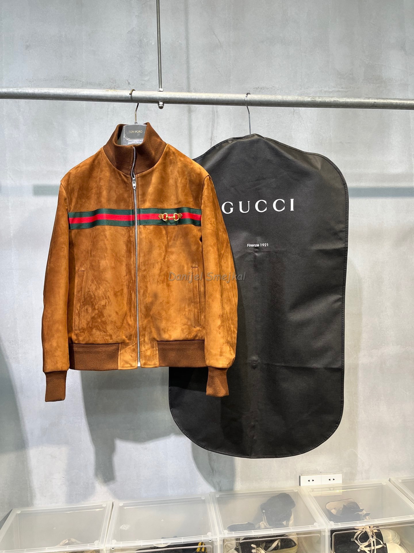 Gucci Lederjacke