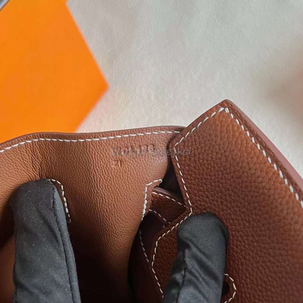 Hermes Birkin Barenia Ck34 Deep Brown Silver Hardware 30cm