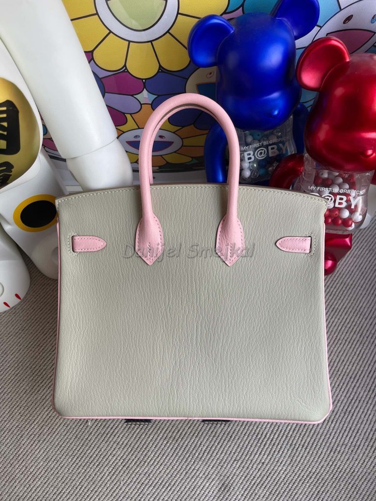 Hermes Birkin Chever CK81 Gris Tourterelle 25cm