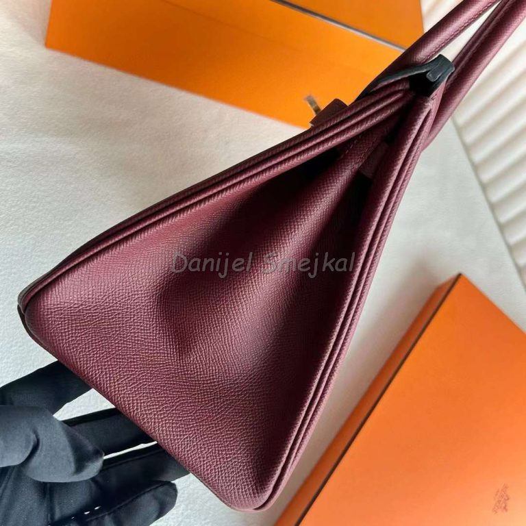 Hermes Birkin Epsom Ck55 Brownish Red Gold Hardware 30cm