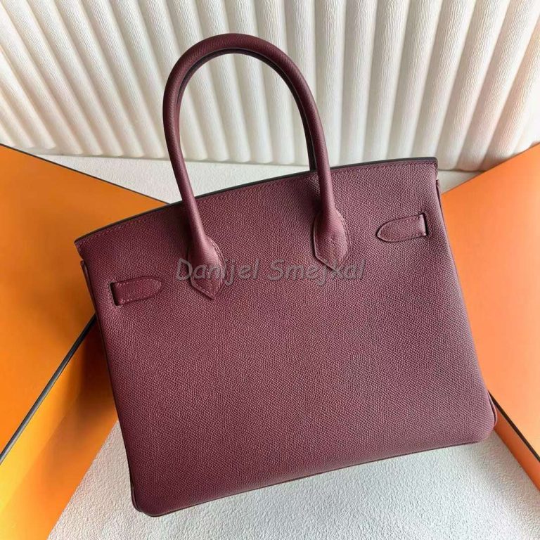 Hermes Birkin Epsom Ck55 Brownish Red Gold Hardware 30cm