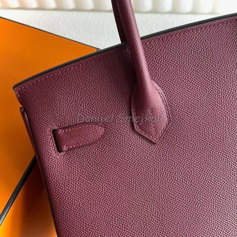 Hermes Birkin Epsom Ck55 Brownish Red Gold Hardware 30cm