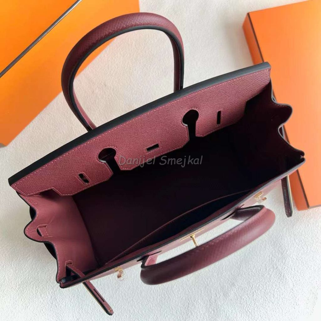 Hermes Birkin Epsom Ck55 Brownish Red Gold Hardware 30cm