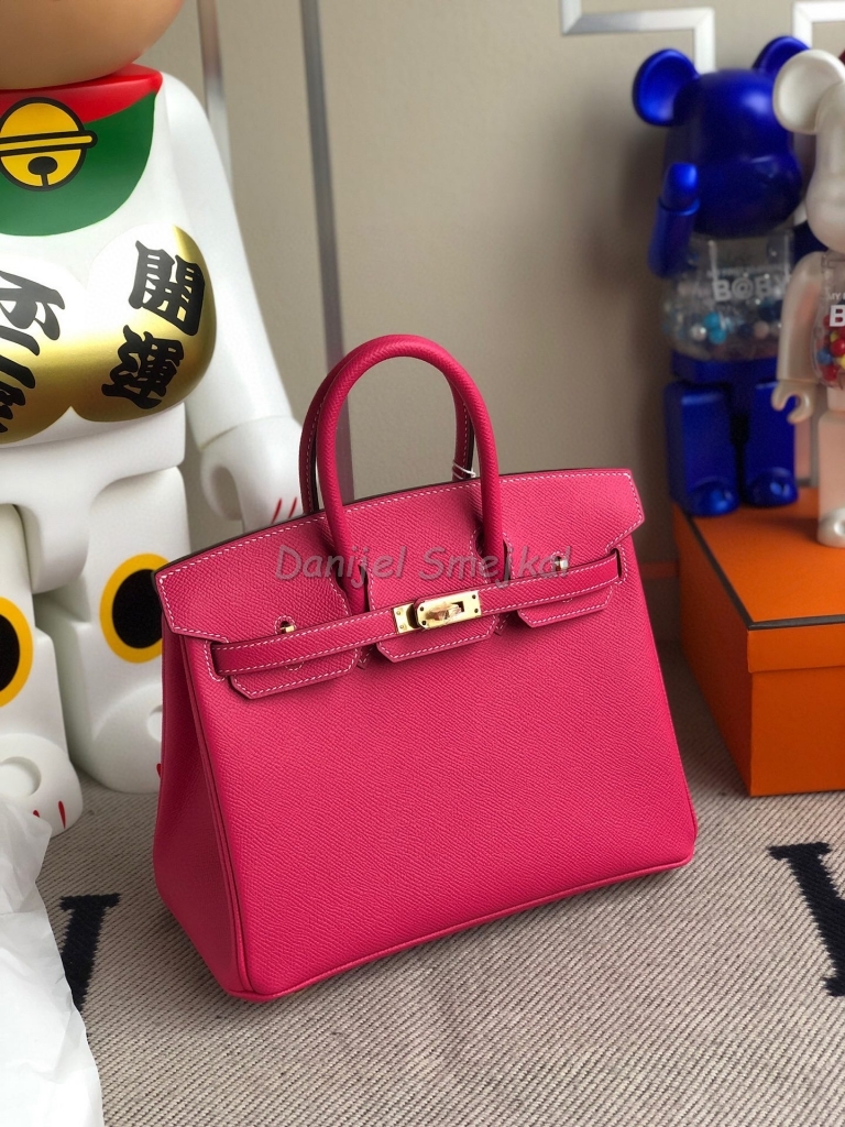 Hermes Birkin Epsom E5 Rose Tyrien 25cm