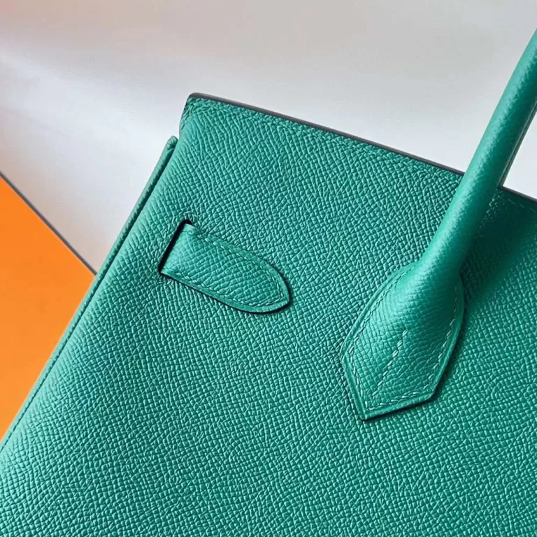 Hermes Birkin Epsom Z6 Malachite Green Gold Hardware 30cm