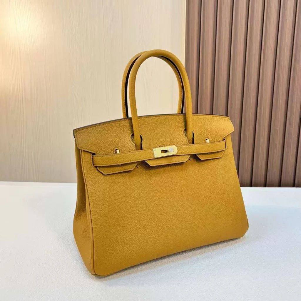 Hermes Birkin Togo 2S Sesame Yellow Gold Hardware 30cm