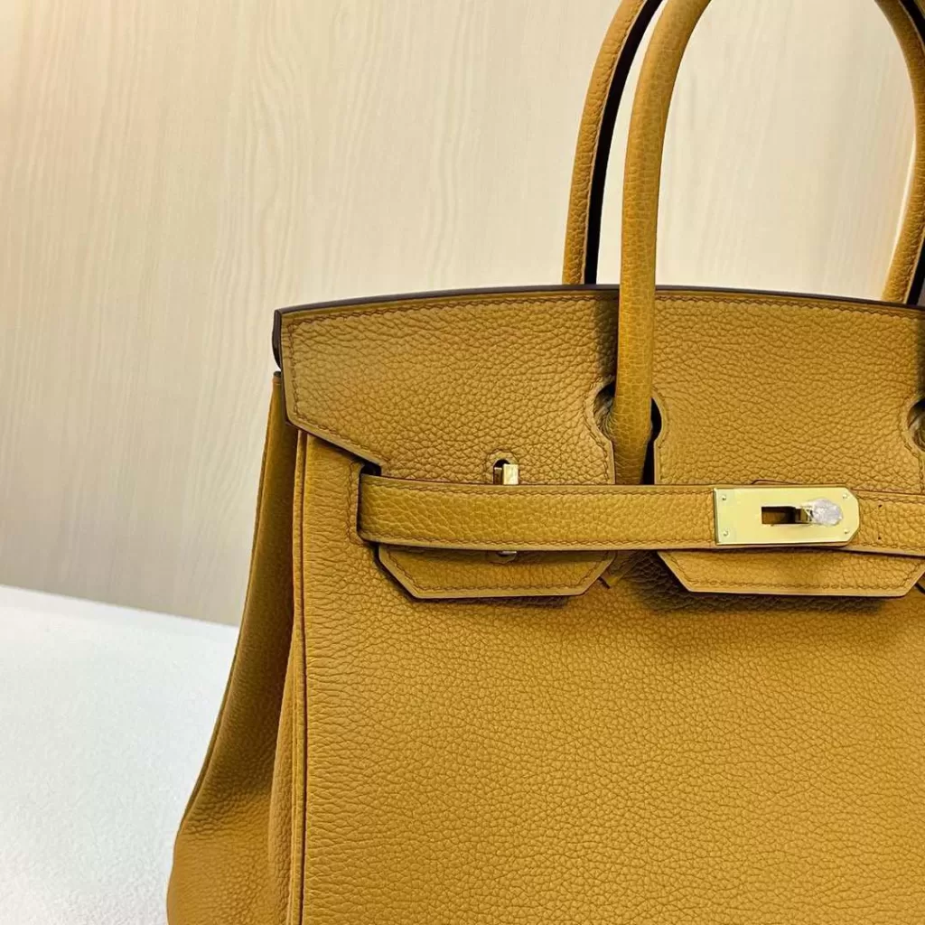 Hermes Birkin Togo 2S Sesame Yellow Gold Hardware 30cm