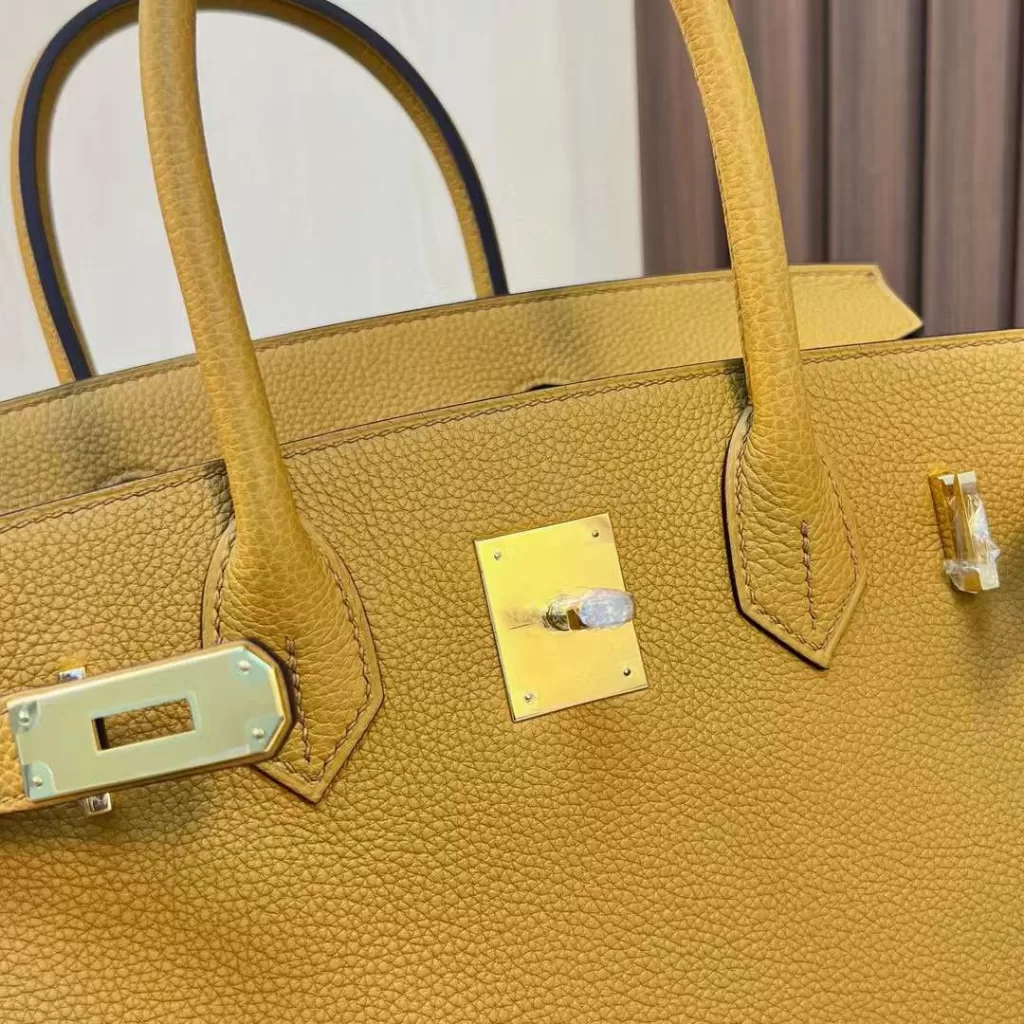 Hermes Birkin Togo 2S Sesame Yellow Gold Hardware 30cm