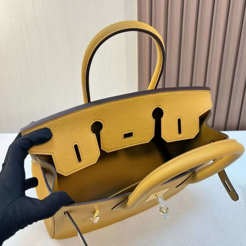 Hermes Birkin Togo 2S Sesame Yellow Gold Hardware 30cm