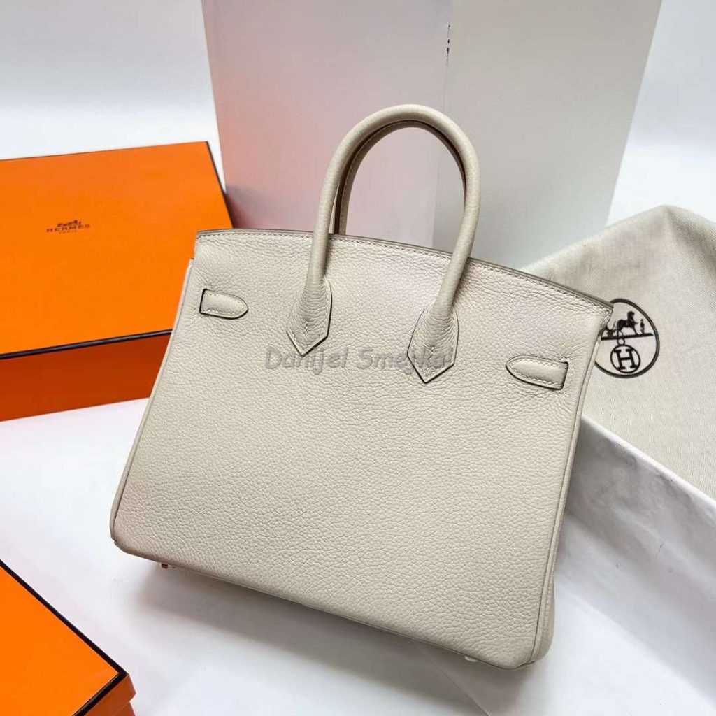 Hermes Birkin Togo Ck10 Creamy White Silver Hardware Phw 25cm