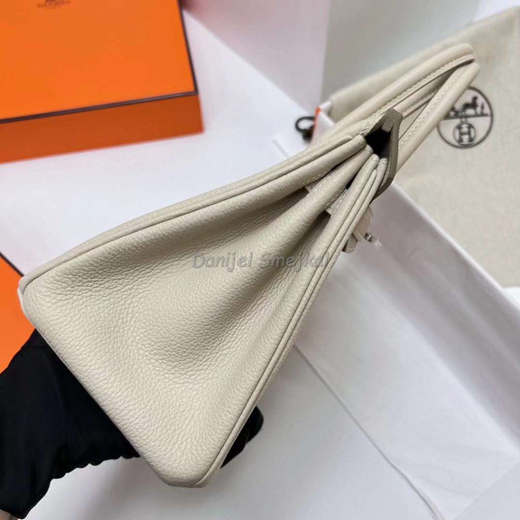 Hermes Birkin Togo Ck10 Creamy White Silver Hardware Phw 25cm