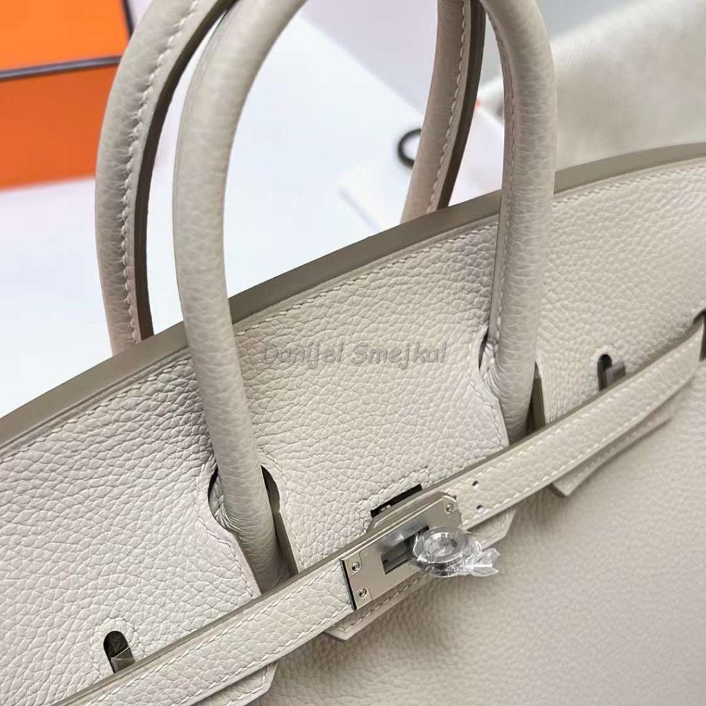 Hermes Birkin Togo Ck10 Creamy White Silver Hardware Phw 25cm