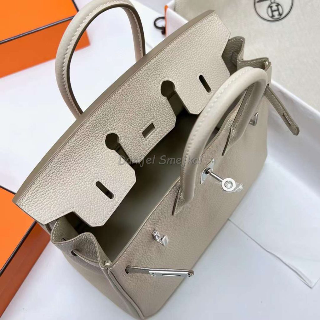 Hermes Birkin Togo Ck10 Creamy White Silver Hardware Phw 25cm