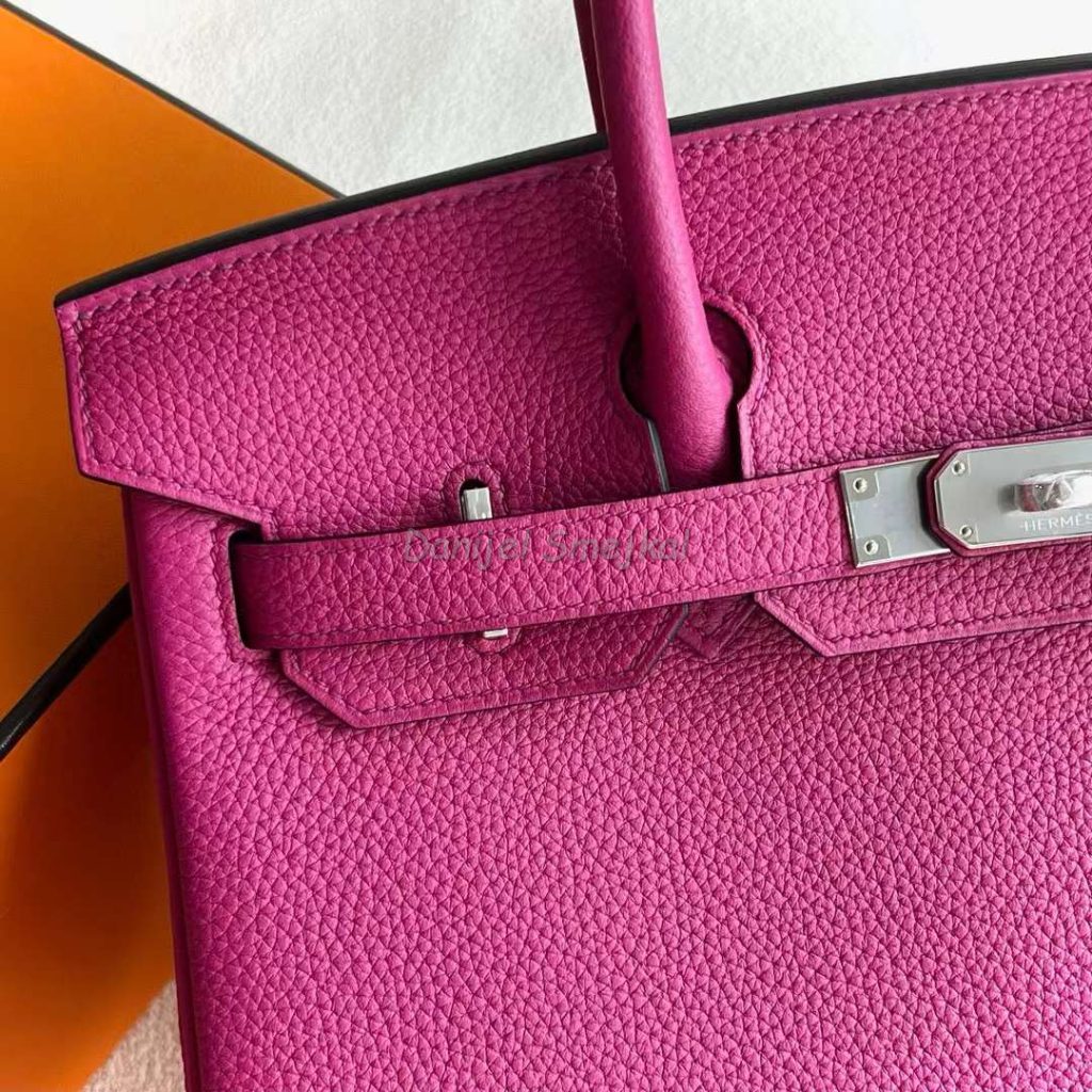 Hermes Birkin Togo L3 Rose Purple Silver Hardware 30cm