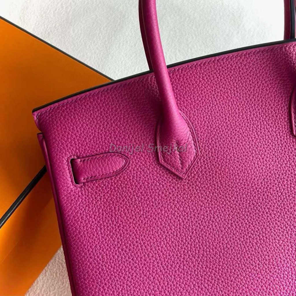 Hermes Birkin Togo L3 Rose Purple Silver Hardware 30cm