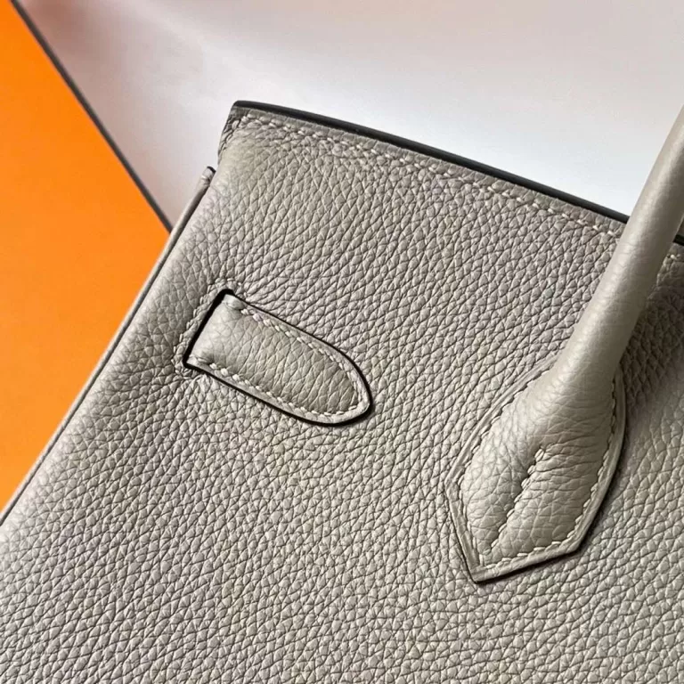 Hermes Birkin Togo M8 Asphalt Grey Gold Hardware Ghw 30cm