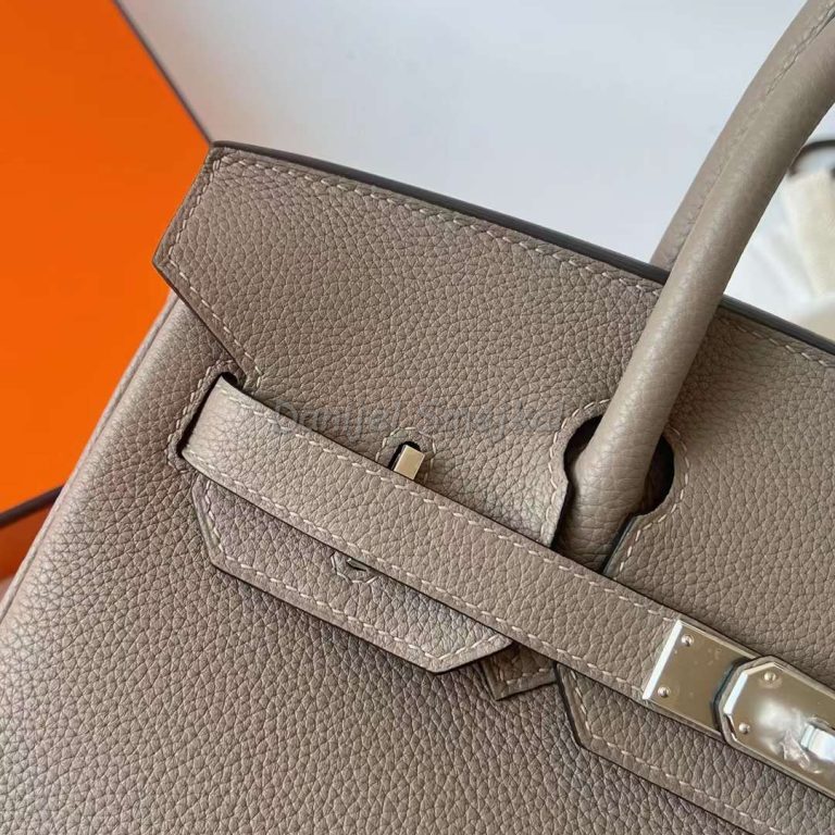 Hermes Birkin Togo M8 Griss Asphalte Silver Hardware Phw 30cm
