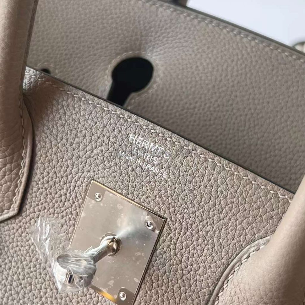 Hermes Birkin Togo M8 Griss Asphalte Silver Hardware Phw 30cm