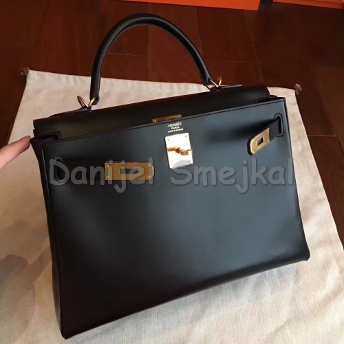 Hermes Black Box Kelly Retourne 32cm