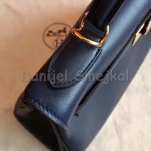 Hermes Black Swift Kelly Retourne 32cm 