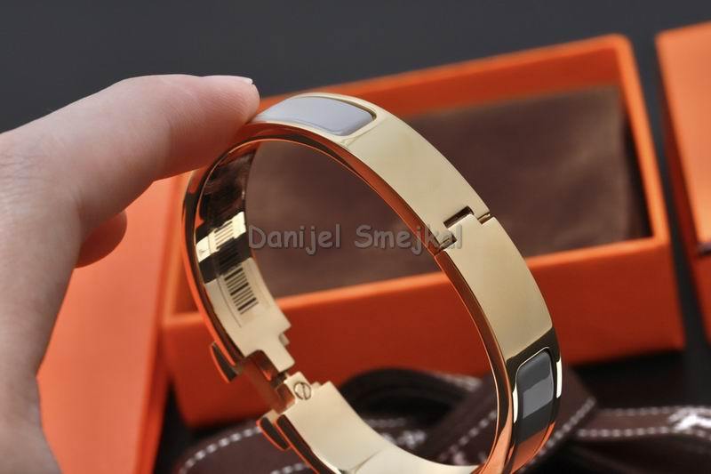 Hermes Bracelet Clic H 17/19cm