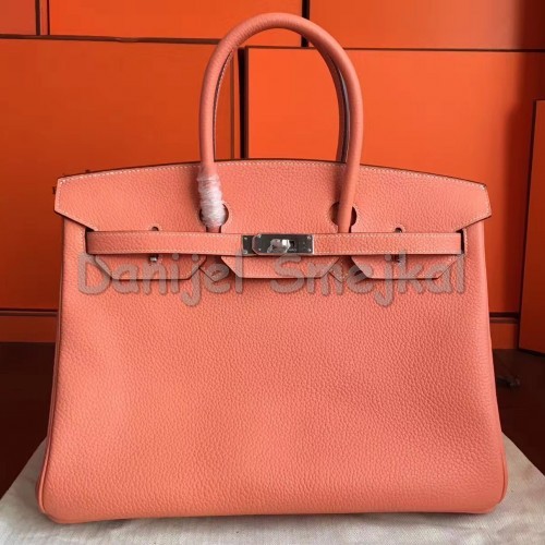 Hermes Crevette Clemence Birkin 40cm Handmade Bag