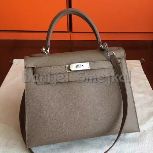 Hermes Etoupe Epsom Kelly 32cm