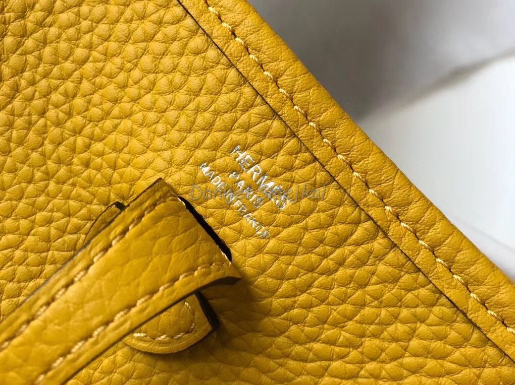 Hermes Evelyne III TPM Bag In Yellow 17cm