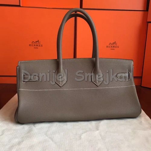 Hermes Grey JPG Shoulder Birkin 42cm Bag