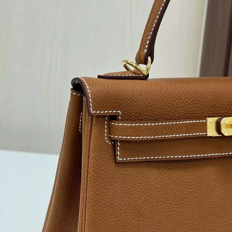 Hermes Kelly Barenia 34 Original Color Gold Hardware 25cm