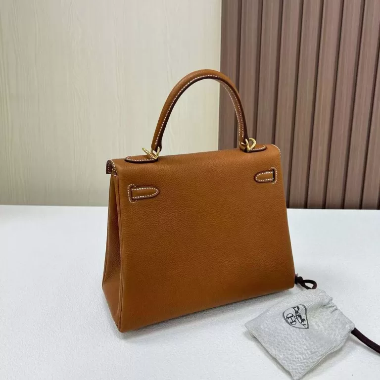 Hermes Kelly Barenia 34 Original Color Gold Hardware 25cm