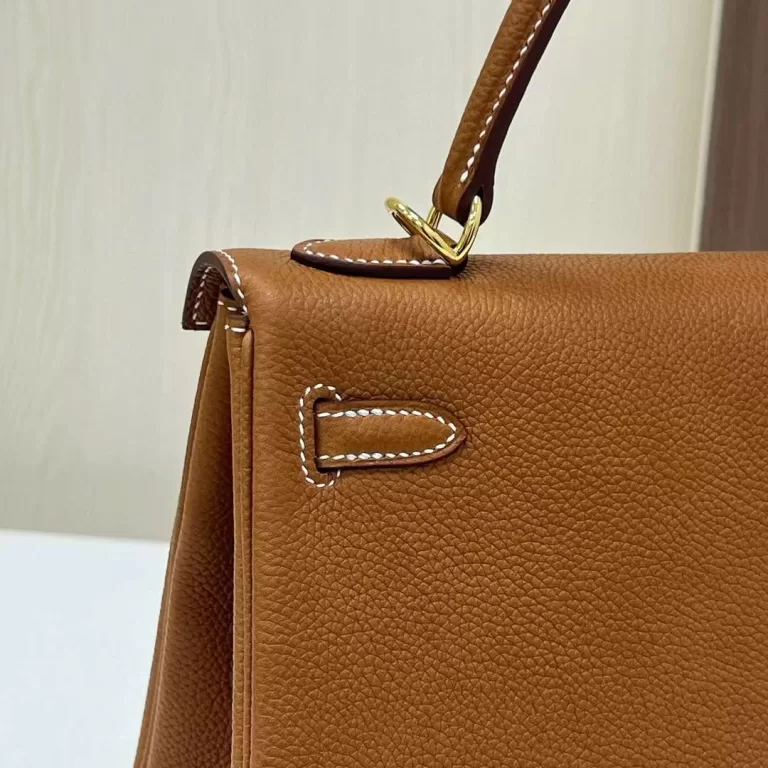 Hermes Kelly Barenia 34 Original Color Gold Hardware 25cm