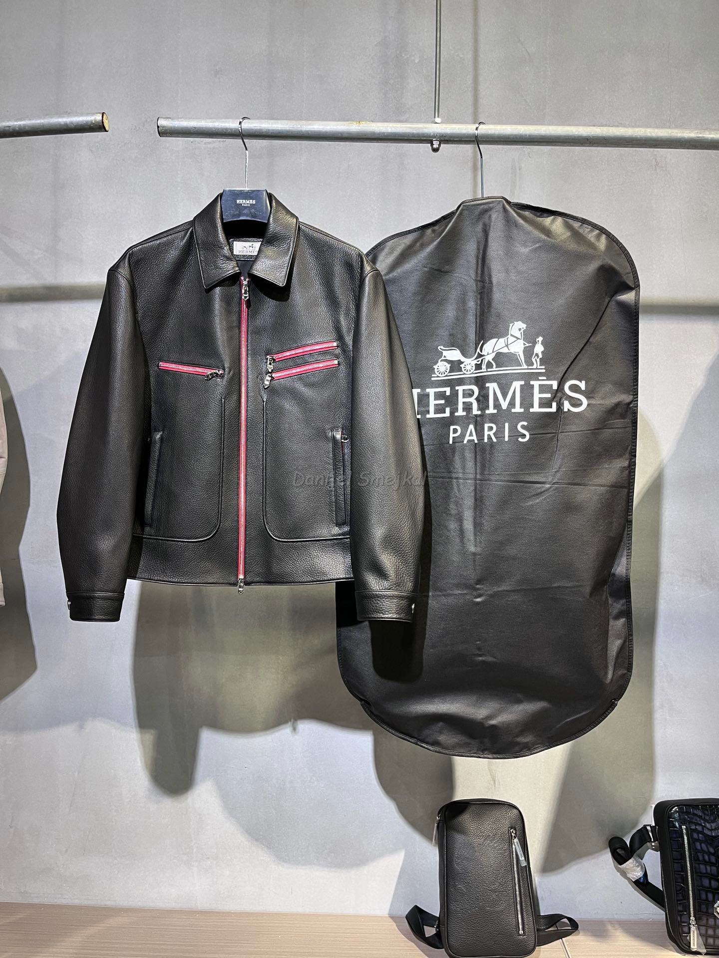 Hermes Lederjacke