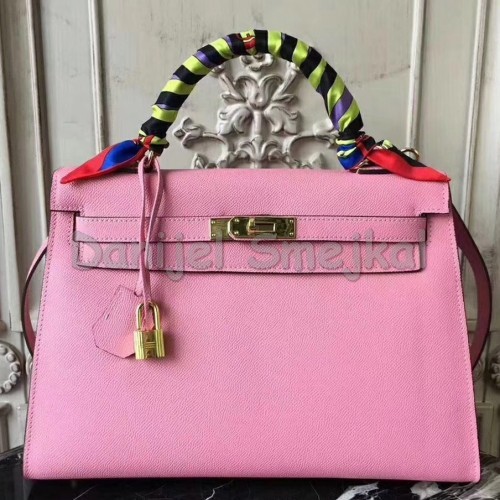 Hermes Pink Epsom Kelly 32cm 