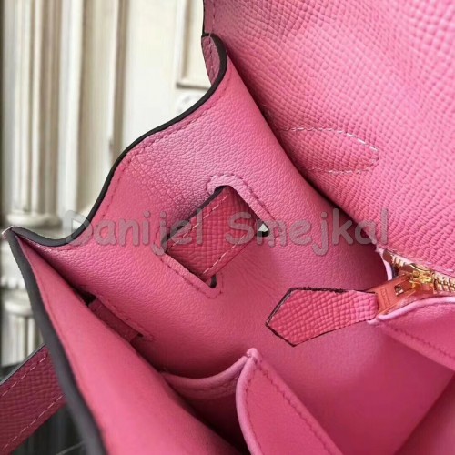 Hermes Pink Epsom Kelly 32cm 