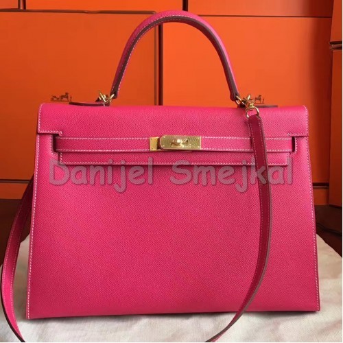 Hermes Rose Tyrien Epsom Kelly 32cm