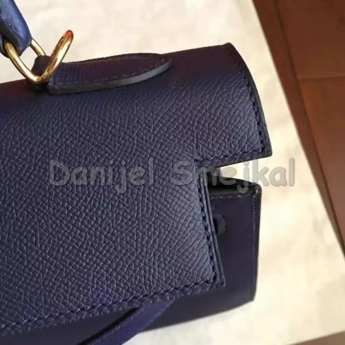 Hermes Sapphire Epsom Kelly 32cm 