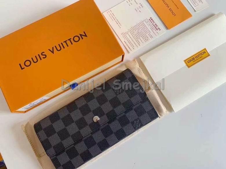 Louis Vuitton Brazza Wallet Damier Graphite Canvas