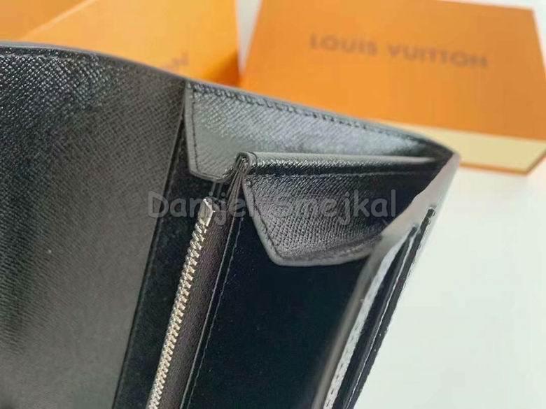 Louis Vuitton Brazza Wallet Damier Graphite Canvas