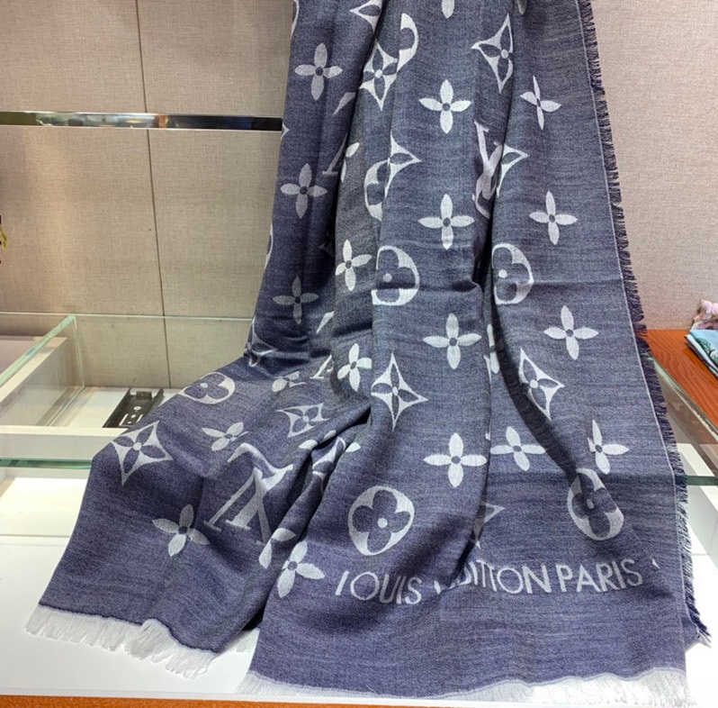 Louis Vuitton Daily Monogram Stole Scarf in Monogram Denim