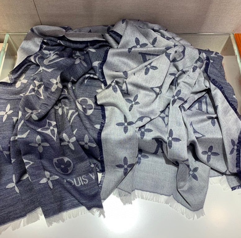 Louis Vuitton Daily Monogram Stole Scarf in Monogram Denim