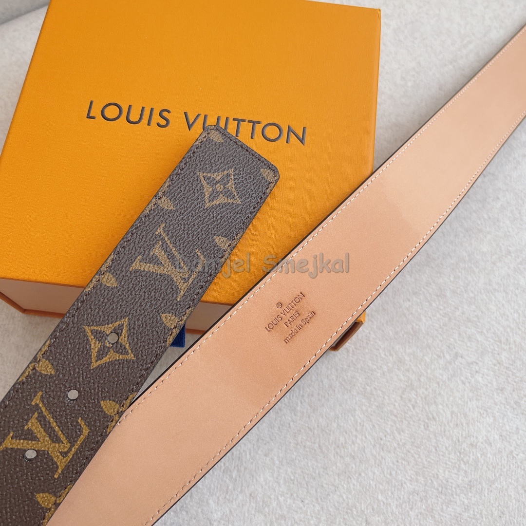 Louis Vuitton Monogram Canvas Belt 40mm