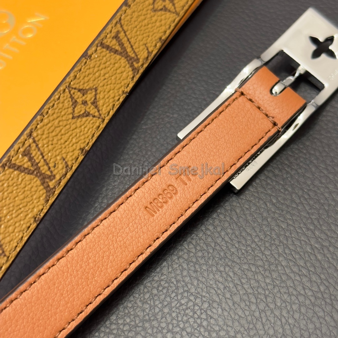 Louis Vuitton LV Duo Reversible Belt Monogram Canvas 18mm